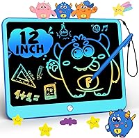 Vista 1 de TEKFUN Juguetes para Niños Regalos para Niños y Niñas de 3+ Años, Tableta de Escritura LCD de 12 Pulgadas Tableta de Dibujo Borrable Almohadillas