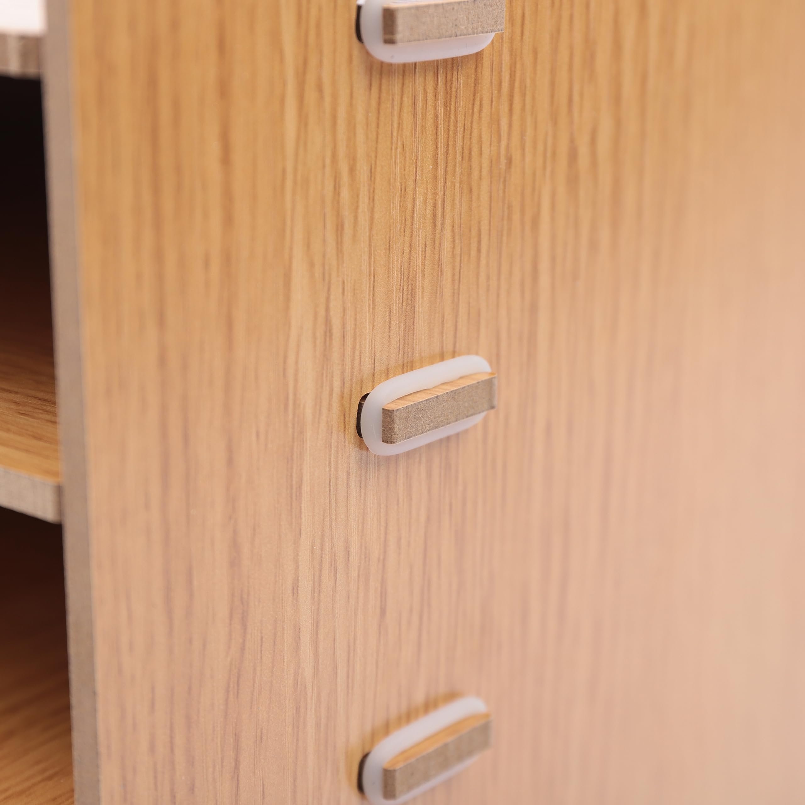 Vaschetta portadocumenti da 5 mm, 18 scomparti, in legno, per ufficio, studio, scuola, ufficio (rovere dorato)