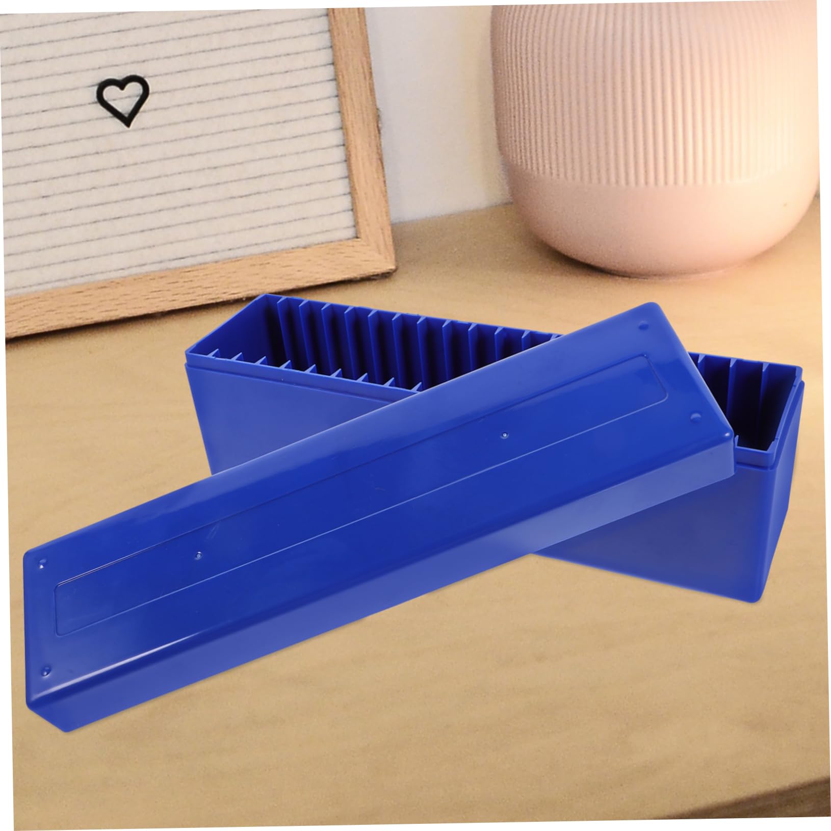 Uonlytech Boîte De Rangement pour Pièces De Monnaie 4 Pièces Classeur Organiseur Bleu