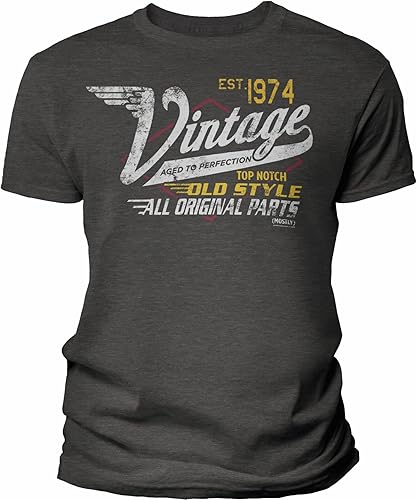 50th Birthday Gift Shirt for Men - Vintage 1974 Aged to Perfection - Racing-50th Birthday Gift