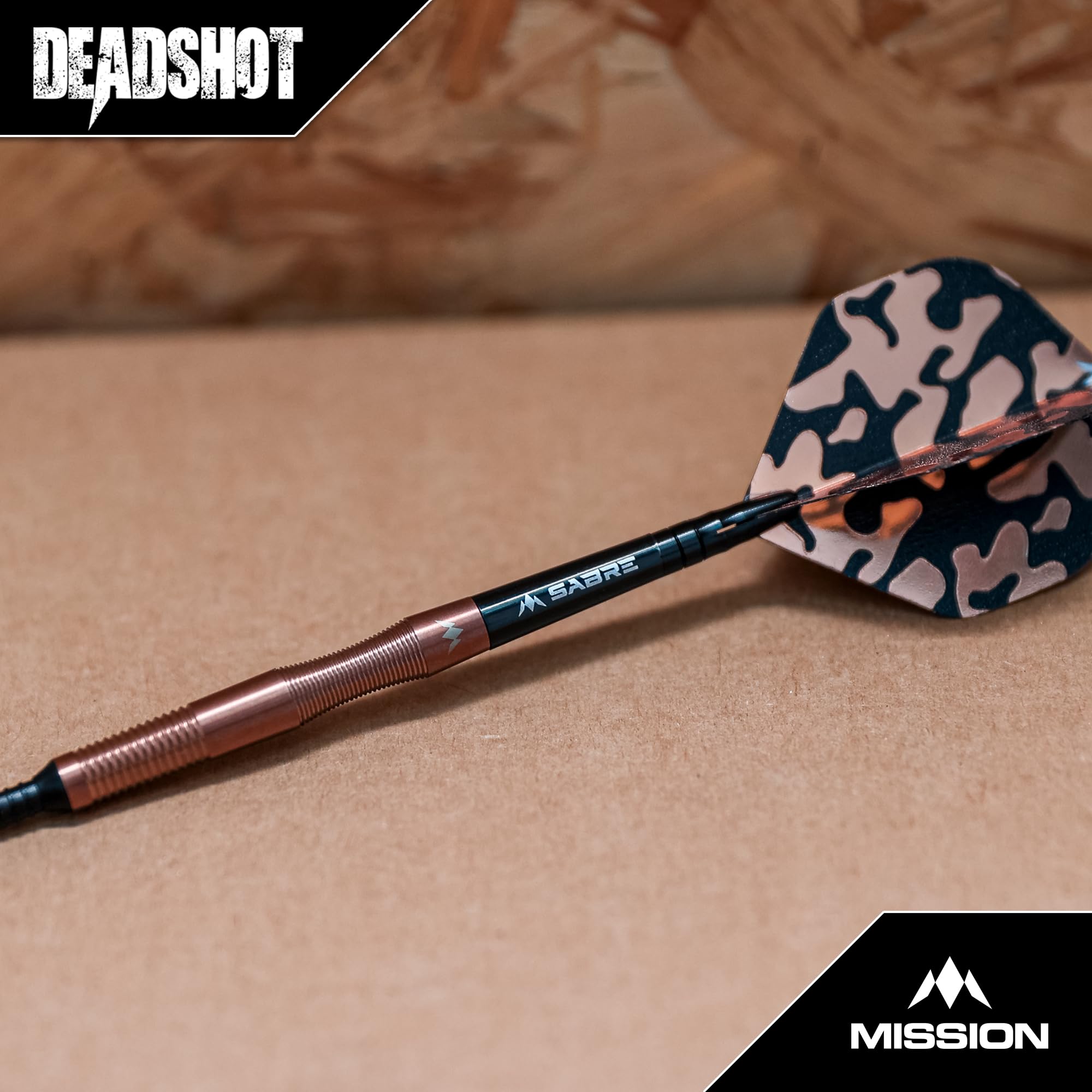 Mission Darts | Dead Shot | Soft Tip Darts | 95% Wolfram | Bronze | 19g