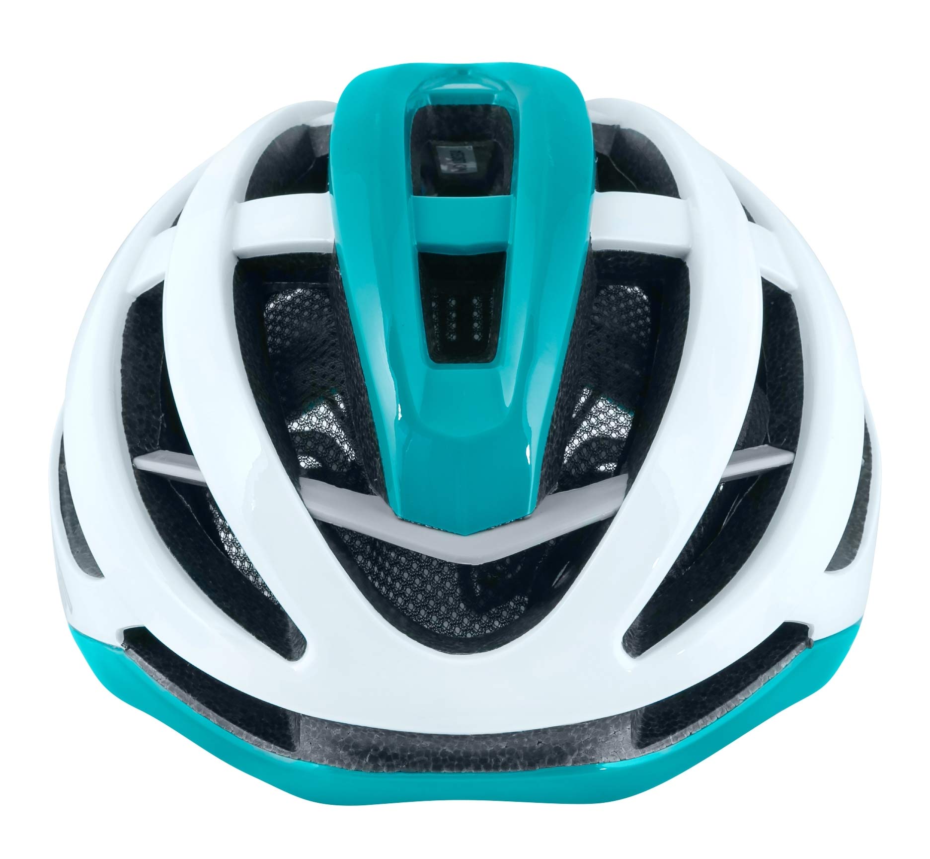 Force Unisex-Erwachsene Lynx Fahrradhelm, Türkis-weiß, 55-59 cm Sports & Outdoors