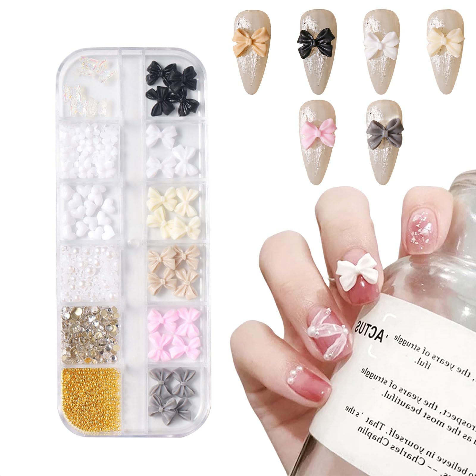 3dネイルパーツ ネイル ネイルパーツ ねこ デコパーツ ねこ りぼん