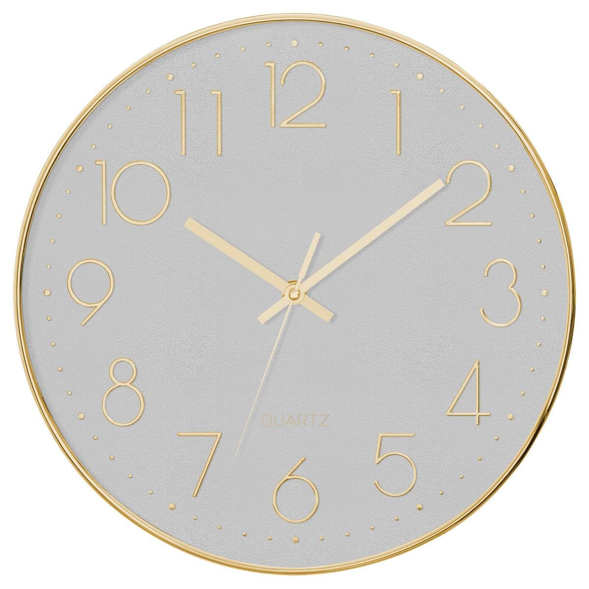 Atmosphera - Horloge 3D Gold D30 cm - Lin