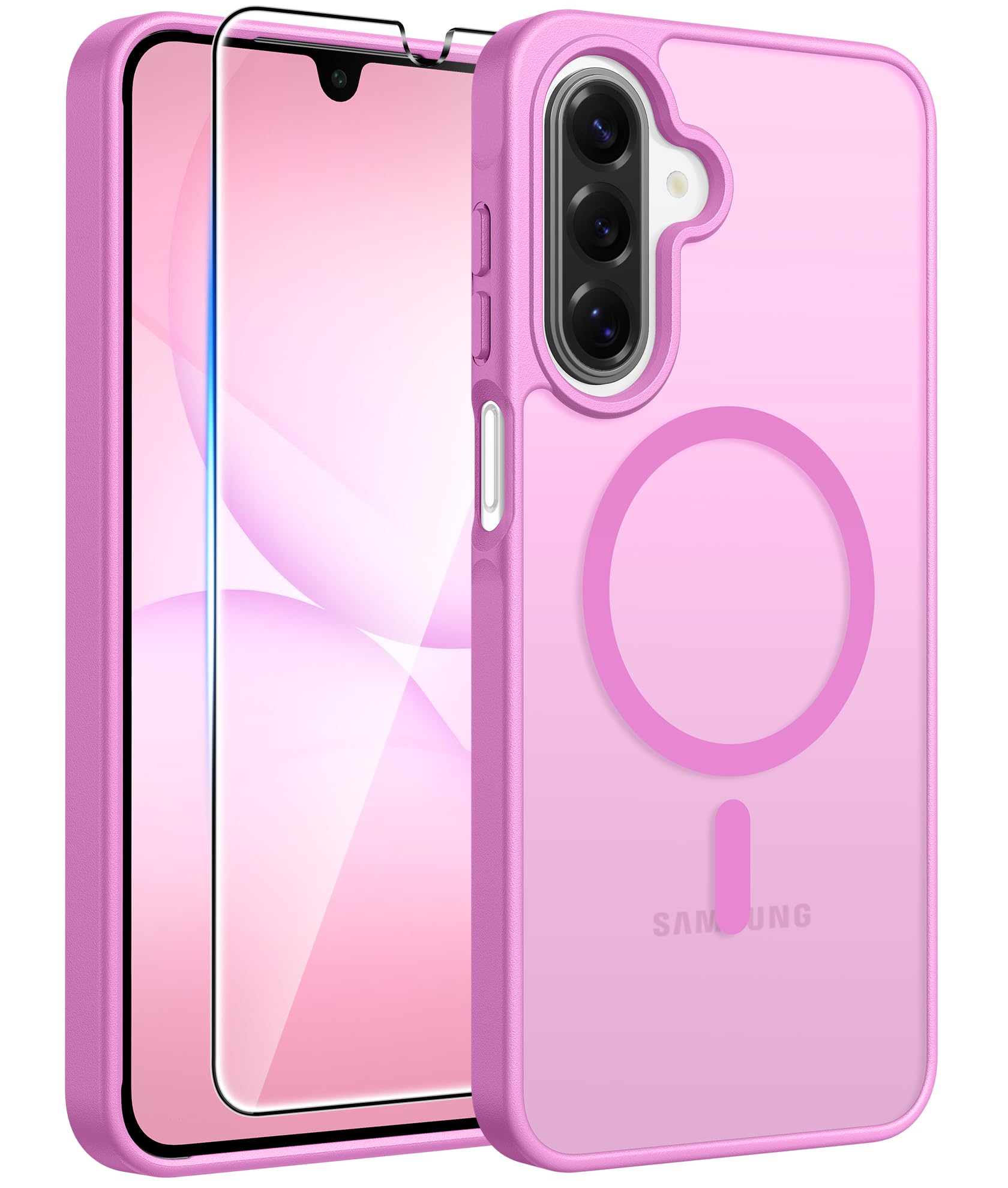 FNTCASE for Galaxy A17/A16 5G Phone Case, Fit for Magsafe, Screen Protector