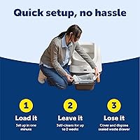 Vista 5 de PetSafe ScoopFree OpenSky Automatic Self-Cleaning Cat Litter Box - Hands-Free Cleaning - Odor Control Litter System - App Controlled with Health