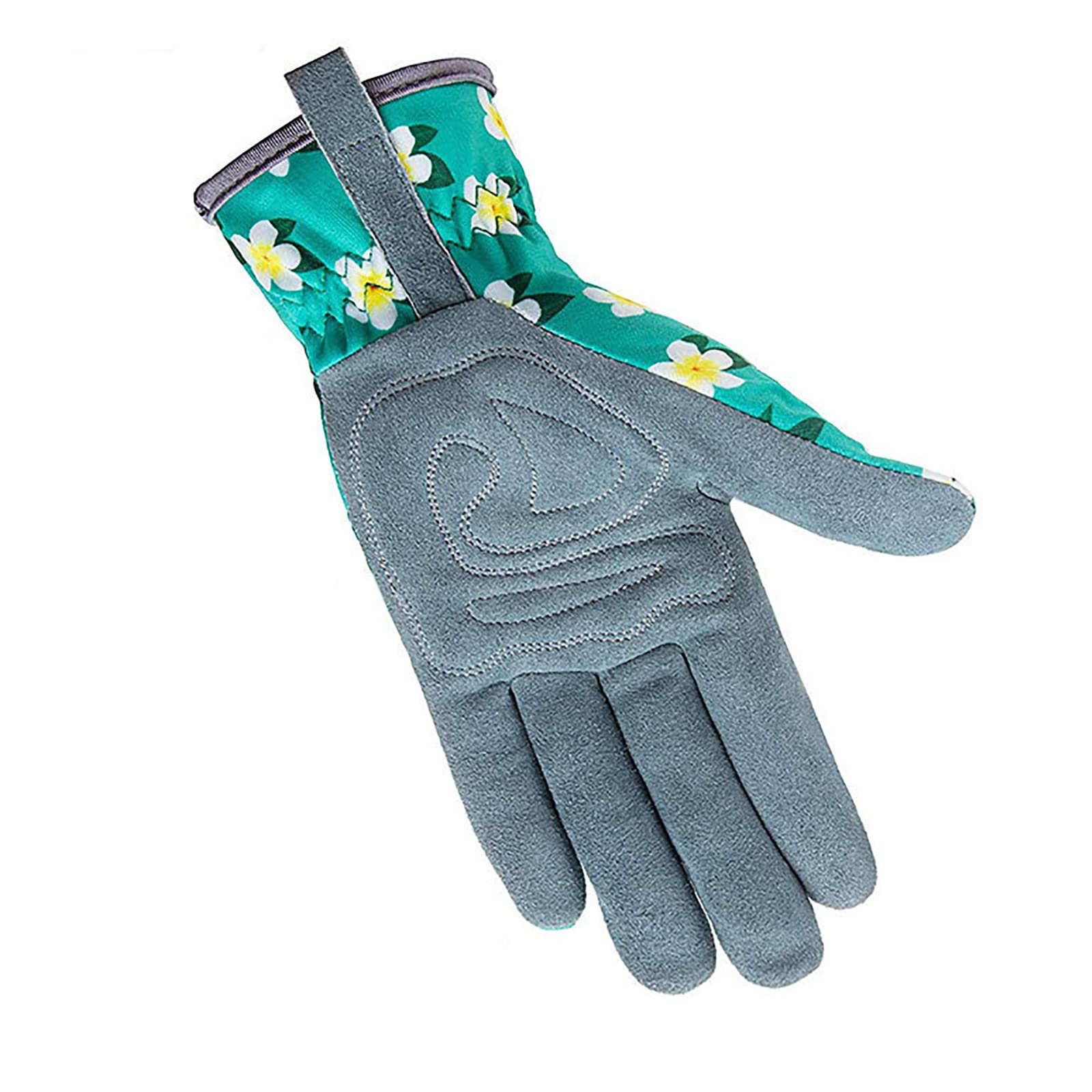 Gants de Jardinage Imprimé Floral pour Femme Gants de Travail en Cachemire Antidérapants Plantation Gants de Jardin pour Le Jardinage Extérieur Polyvalent