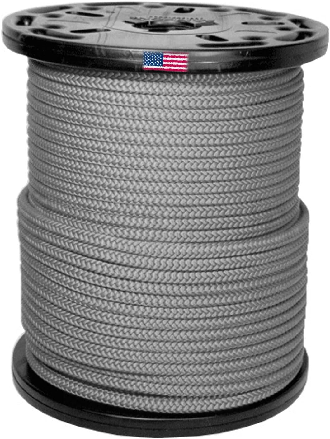U.S. Made 1/2" AMSTEEL Blue Winchrope by-The-Foot - Black - 50 ft. (Splice Your own Winch Lines!) (35,000lb MBS)