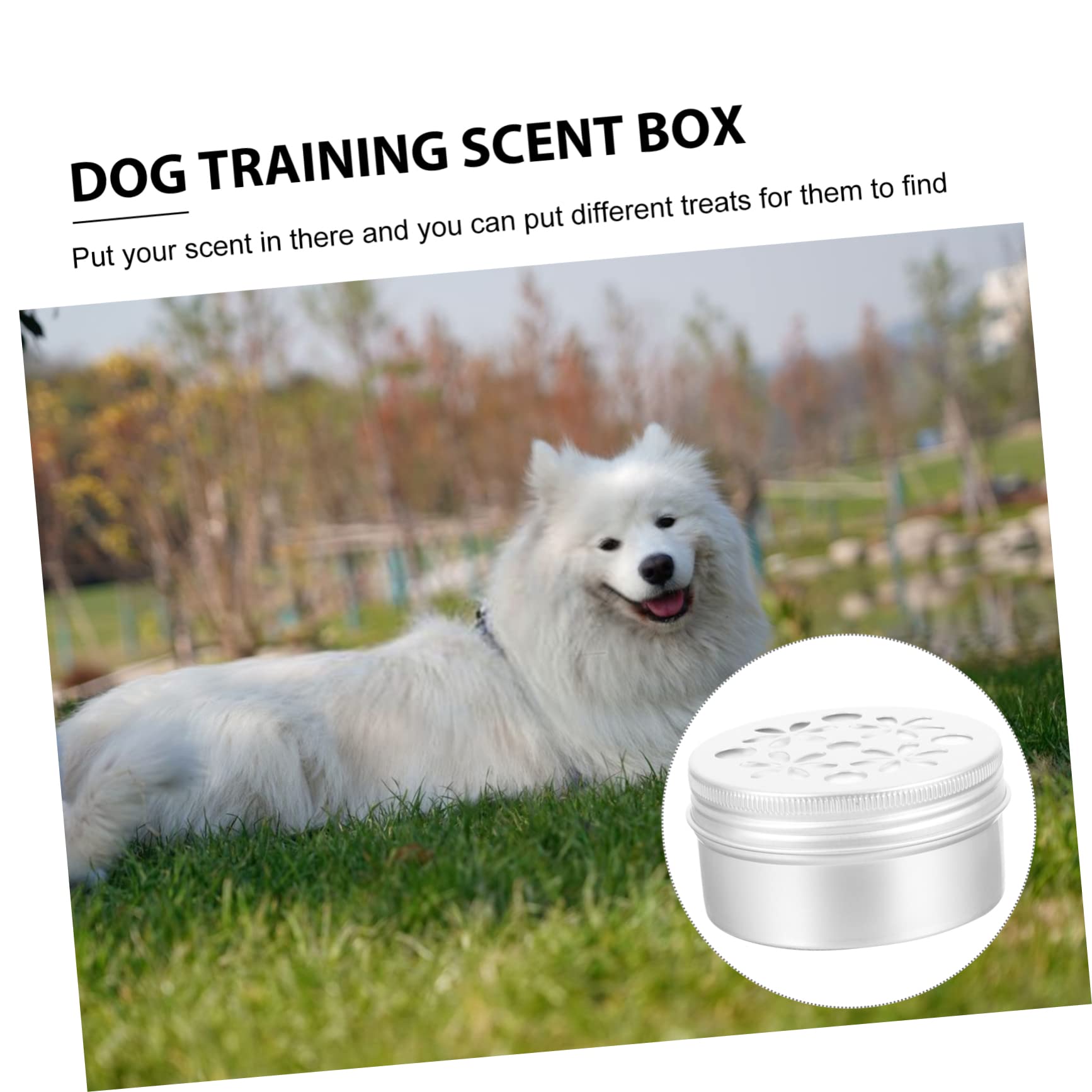 10piezas Cajas De Aluminio para Entrenamiento Olfativo Perros Portátiles y Seguras Accesorios para Estimular La Nariz Uso Entrenamiento Canino y Mejora del Olfato