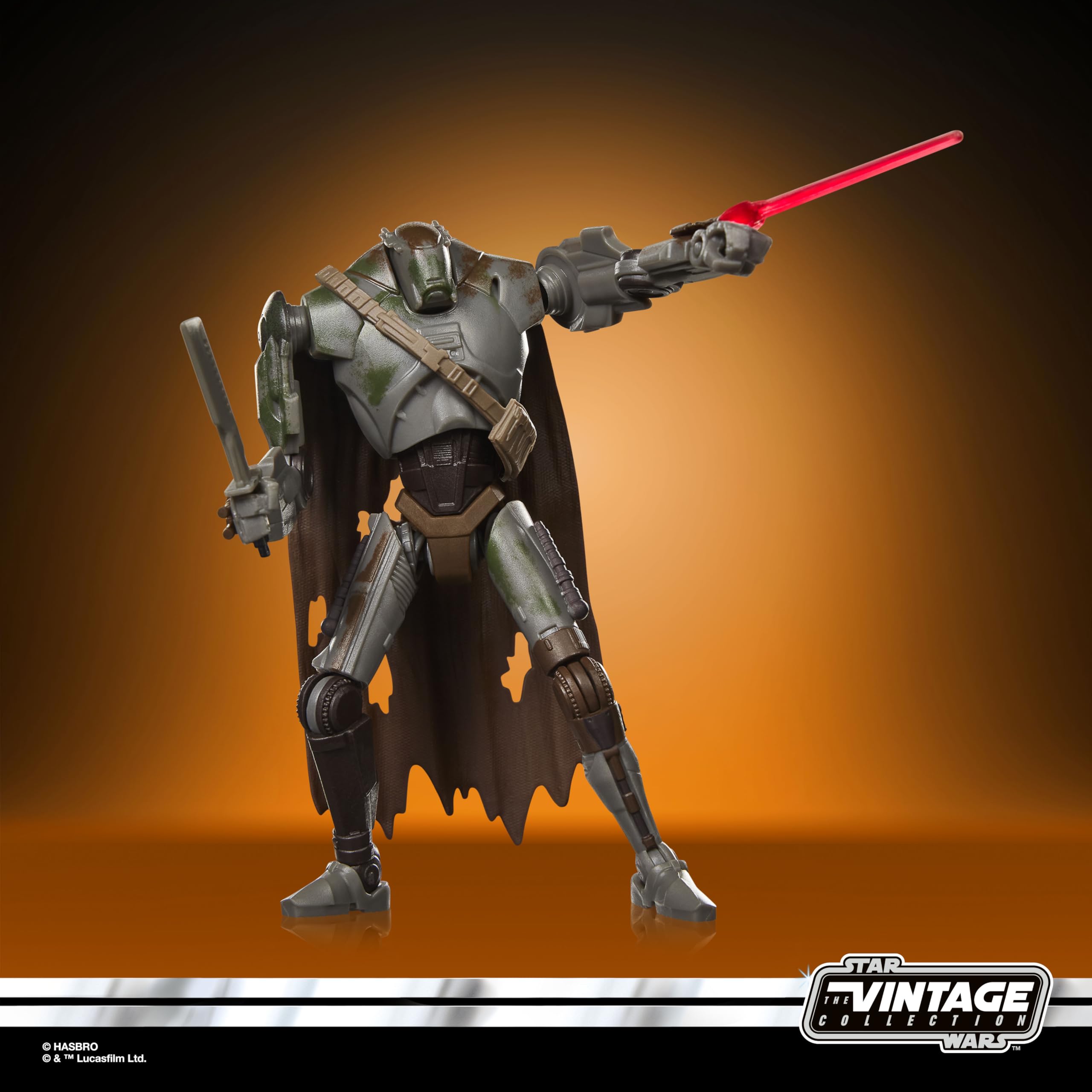Star Wars The Vintage Collection Mercenary Droid, Mandalorian i Grogu Premium 9,5 cm kolekcjonerska figurka