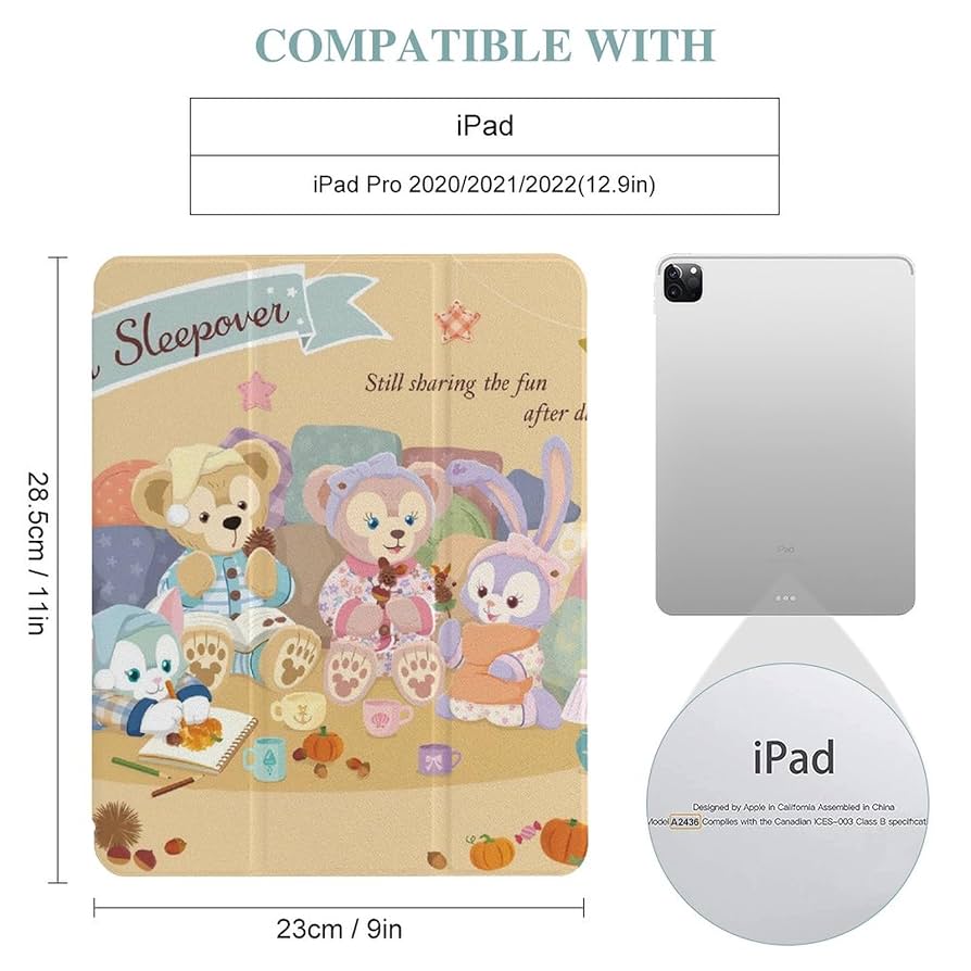 Amazon.co.jp: iPad Pro 2021 (12.9in)ケース ダッフィー