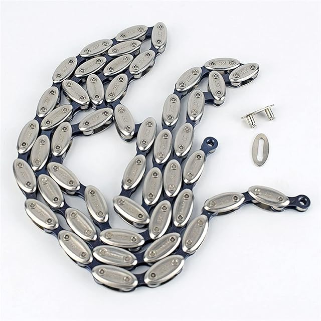 Bicycle chain Fixed Gear Single Speeds Olive Chain Mountain Bike Road Bicycle Chain With Magic Button 100 Links