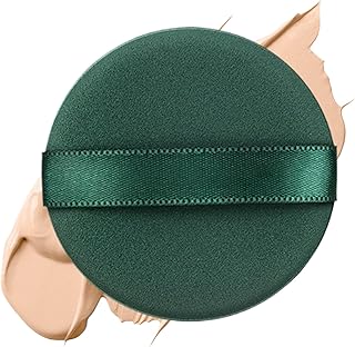 Polvo fijador, esponja redonda suave para muj...