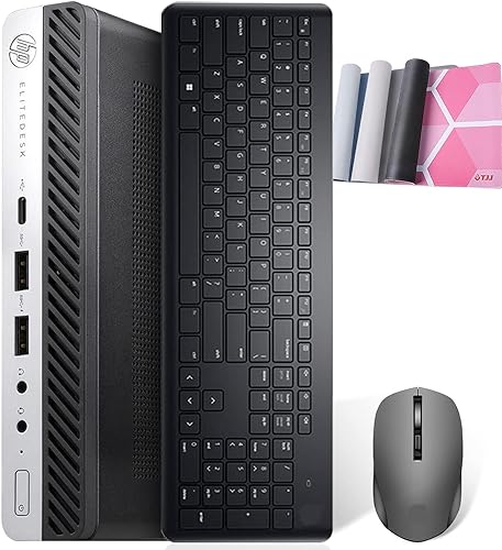 HP EliteDesk 800 G3 Mini escritorio de alto rendimiento Intel i7-7700 hasta 4.20 GHz 32 GB SSD NVMe de 1 TB integrado AX200 Wi-Fi 6 BT Dual Monitor,