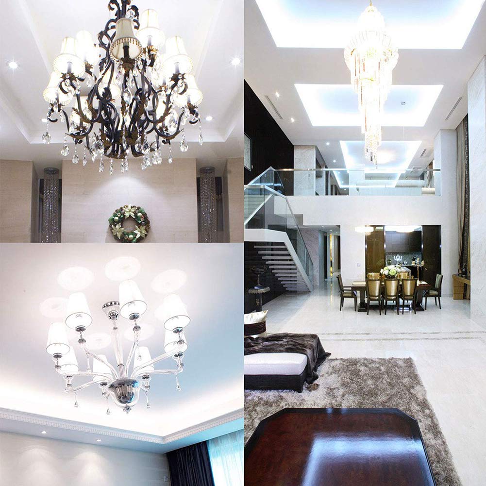 Lampadina LED a Mais 20W Lampada Bianca Fredda E27 Lampadine ad Alta Dissipazione del Calore Adatte Luoghi Lavoro o Grandi Aree 2 Confezioni
