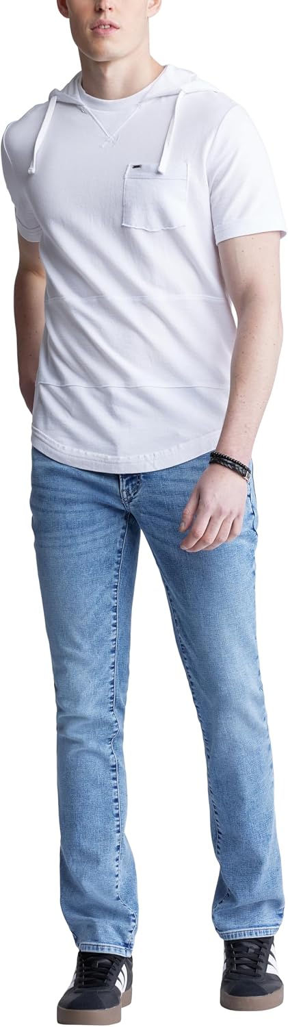 Buffalo David Bitton Mens Short Sleeve French Terry Hoodie - Image 5