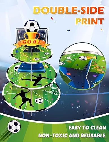 Vista 10 de Soporte para cupcakes de videojuegos – Suministros de fiesta de videojuegos para niños, jugadores, cumpleaños, 3 niveles, soporte para cupcakes