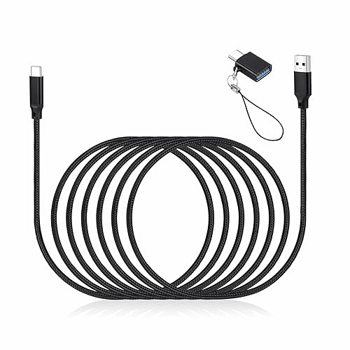 weishan USB C Cable for Elgato HD60 S+, HD60 X Game Capture Card & Wave 3, XLR Condenser Mic - Super Fast Charging Cable with Adapter, 6.6ft Long