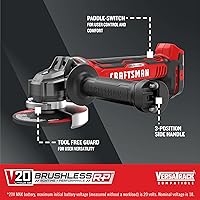 Vista 2 de CRAFTSMAN V20 Cordless Angle Grinder, 4-1/2 inch, Bare Tool Only (CMCG451B)