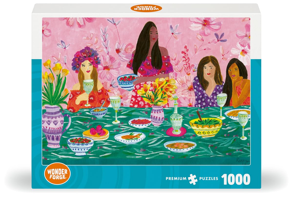 Amazon.com: Wonder Forge Ladies' Brunch 1000 Piece Jigsaw Puzzle
