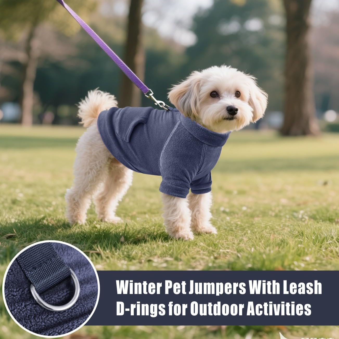 Abrigo Perro Ropa Perros,Sudadera con Capucha para Perros Chaqueta Térmica para Mascotas Sudadera de Algodón Ropa para Perros con Bolsillo Sudadera (2PCS Rosa&Morado