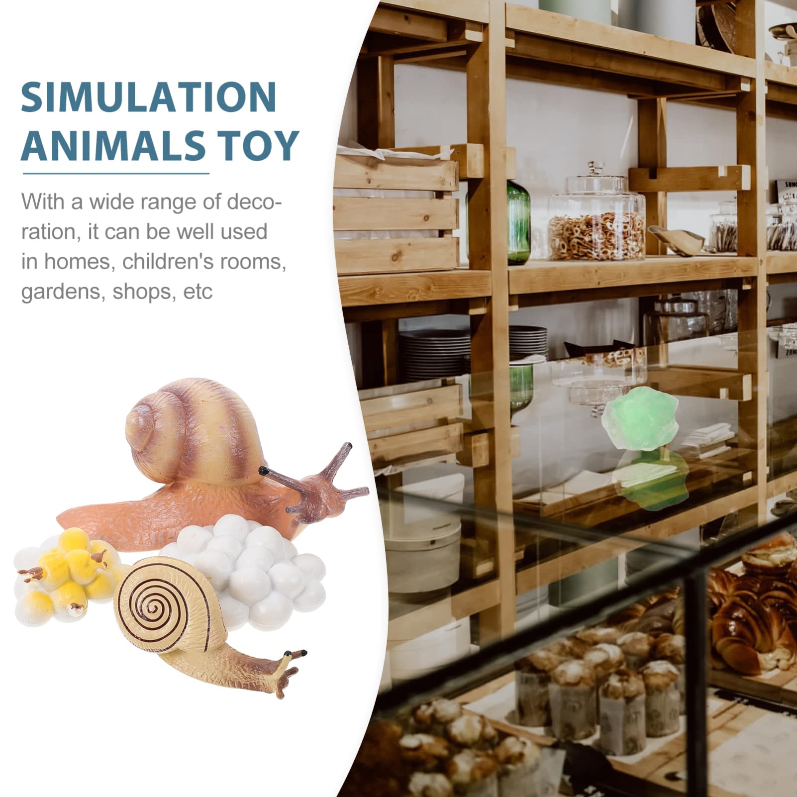 4 figuras de simulación del ciclo de vida de los caracoles, adorno educativo para niños. | Bodega Aurrera en línea 4 figuras de simulación del ciclo de vida de los caracoles, adorno educativo para niños. | Bodega Aurrera en línea