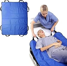 Positioning Bed Pad with Handles,Transfer Sheet Draw Sheets Bedridden Bed Position Pads Elderly Slide Sheets for Moving Patients on Bed Patient Transfer Board for Obese,Elderly,Patients (122 * 100cm)