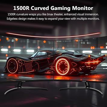Z-Edge 32 inch Curved Computer Monitor,1080P, 240Hz/180Hz PC Screen