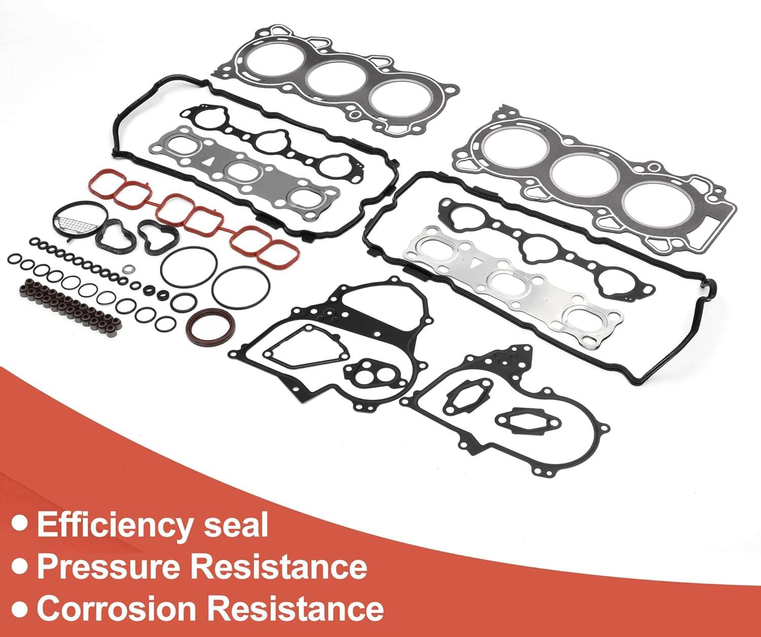 ACROPIX Cylinder Head Gasket Kit Engine Valve Gasket Set for Nissan VQ25DE(J32Z) No.A0A01JK20A Efficiency Seal