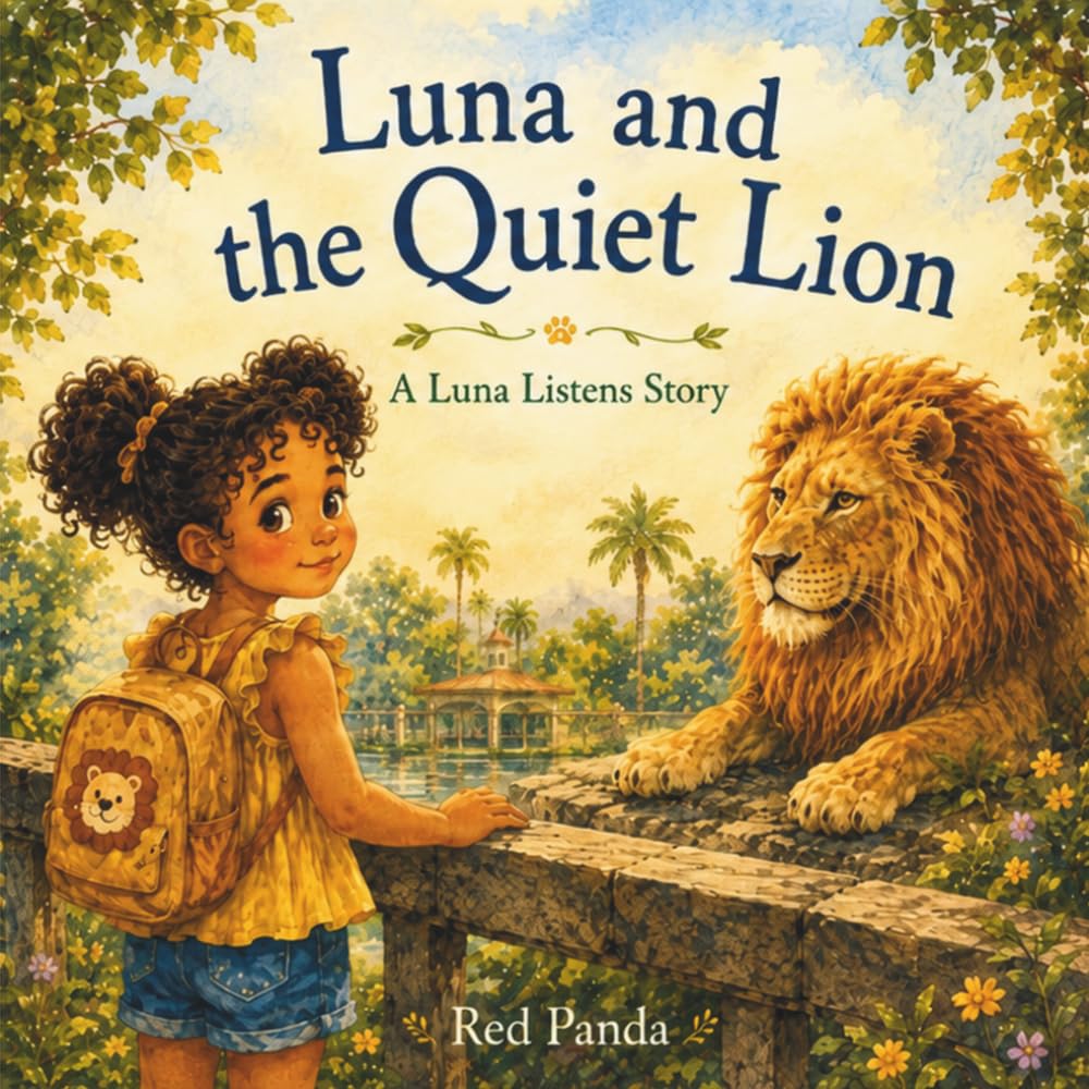 Luna and the Quiet Lion: A Luna Listens Story about quiet courage, listening, and big feelings