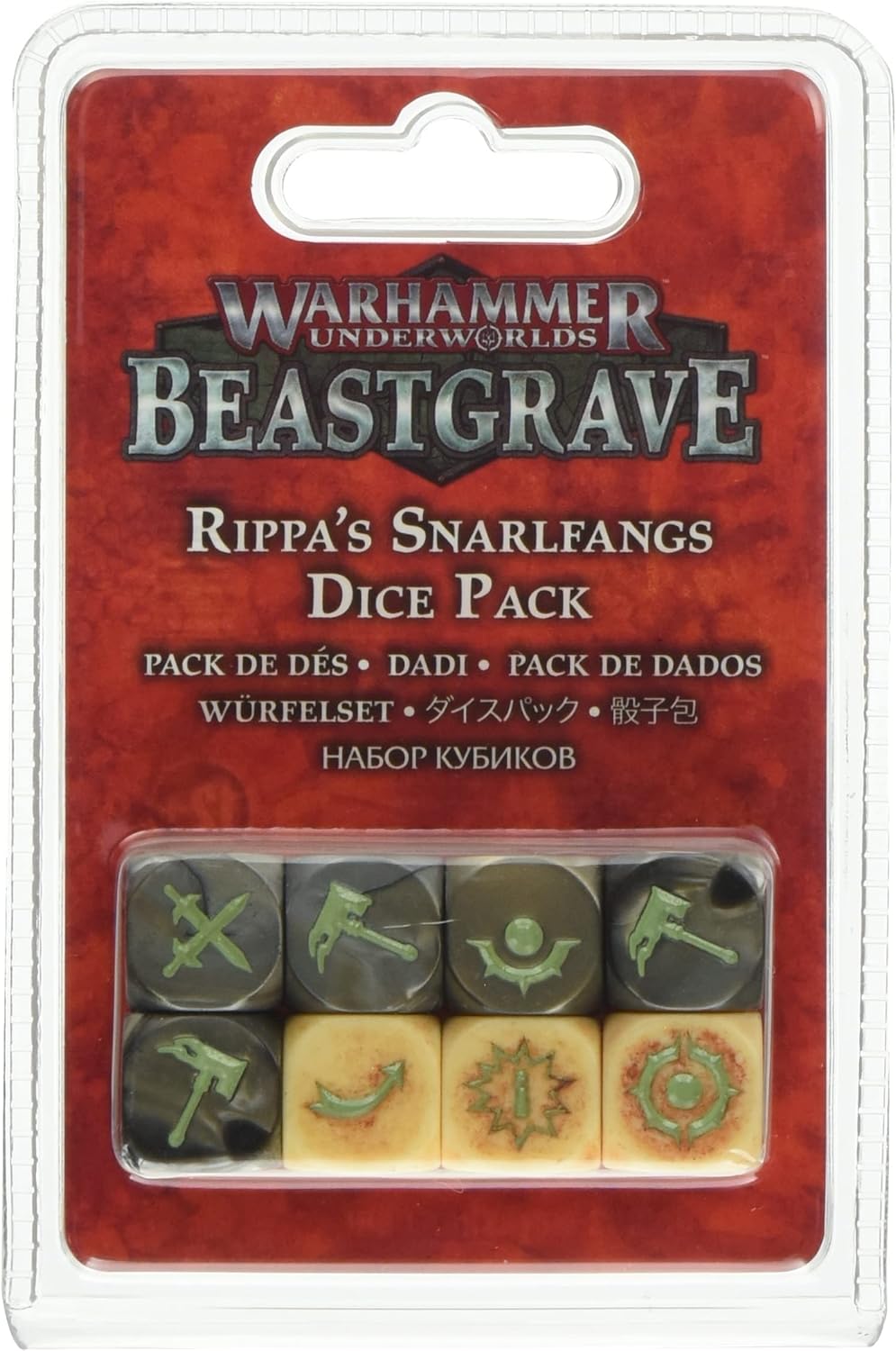 Games Workshop: Warhammer Underworlds: Beastgrave: Rippa's Snarlfang Dice