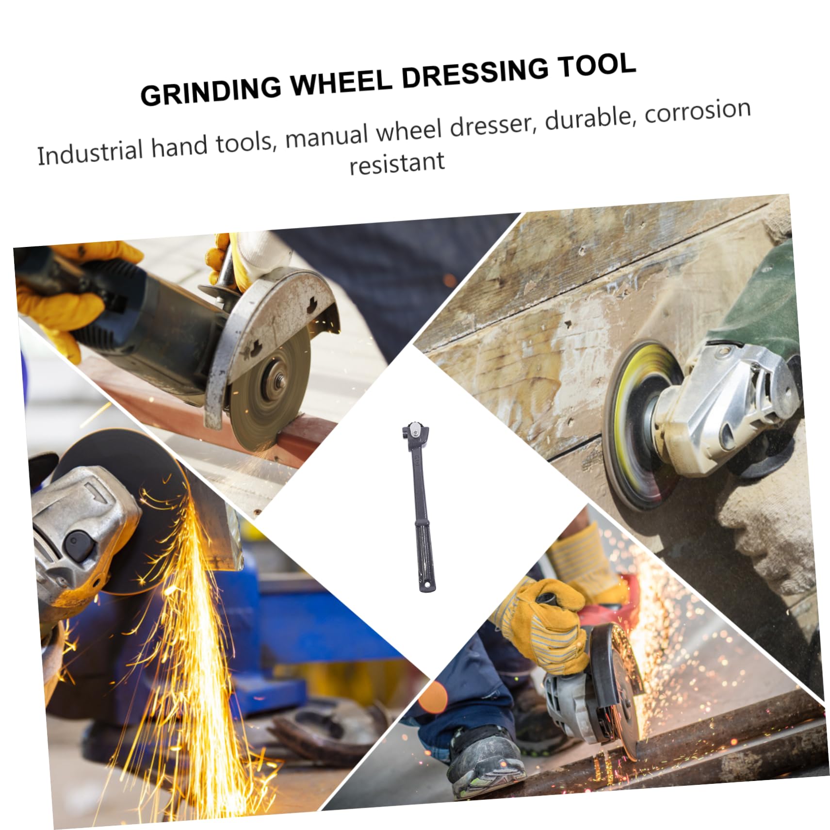 LIFKOME Raschiatore per Ruota Abrasiva Manuale, Raddrizzatore in Ferro, Controllo Fermo e Stabile, Uso Professionale per Mola e Accessori Smerigliatrice