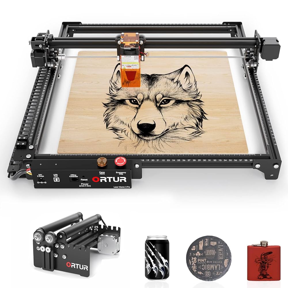 新品未開封★ Ortur R2 10W レーザー彫刻機 密閉型 レーザークラス1 ORTUR R2 Smart Laser Engraver 1.3W IR/10W/20W | Ortur