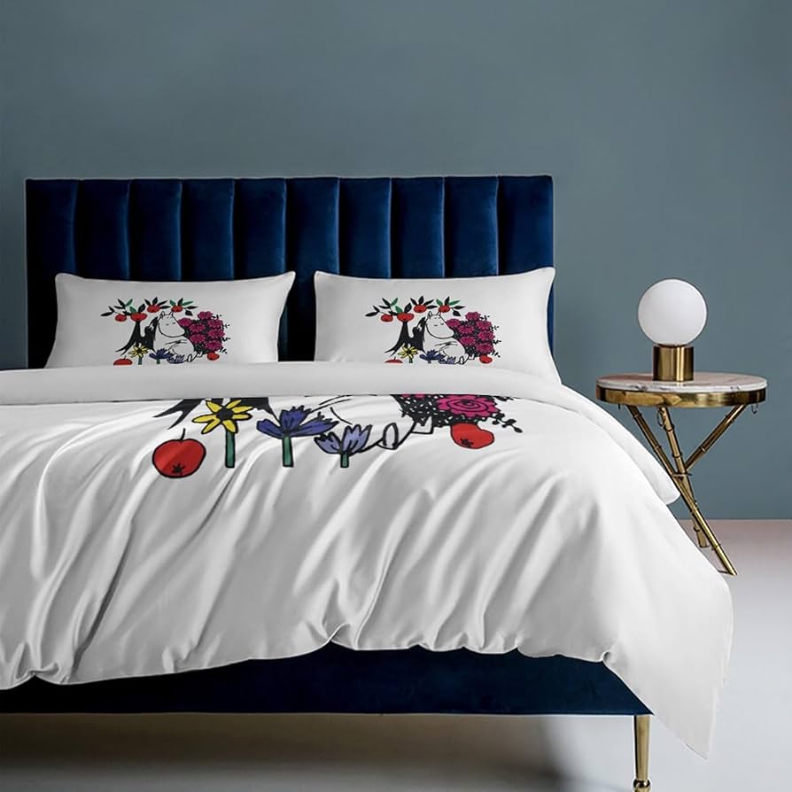 Amazon｜ムーミン 寝具3点セット 布団カバー シングル 寝具