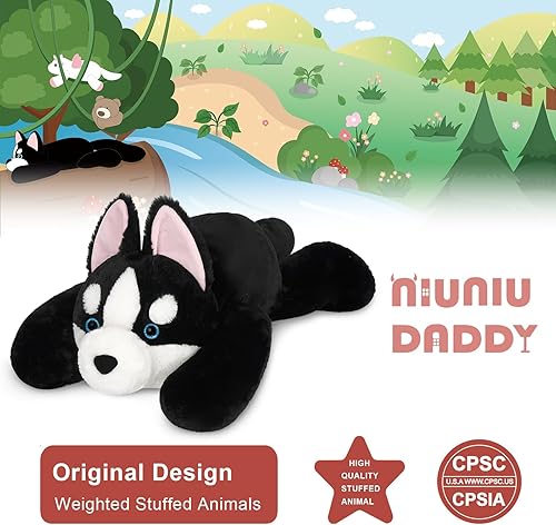 Miniatura 142 de Niuniu Daddy - Peluche con peso de perezoso para la ansiedad, almohada grande de 20 pulgadas para niños y adultos, juguete tierno como regalo