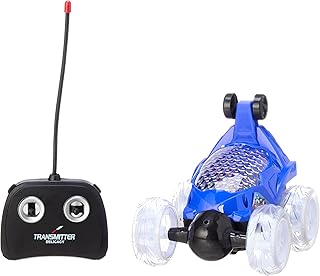 سيارة تعمل بجهاز تحكم عن بعد قابلة لإعادة الشحن مع إضاءة ليد - بنمط البطل