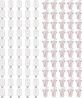 Tyenaza Paper Clips, 100PCS Cute Ice Cream Style Metal Paperclip Holder for Office Memo File Classification Party Decor Home