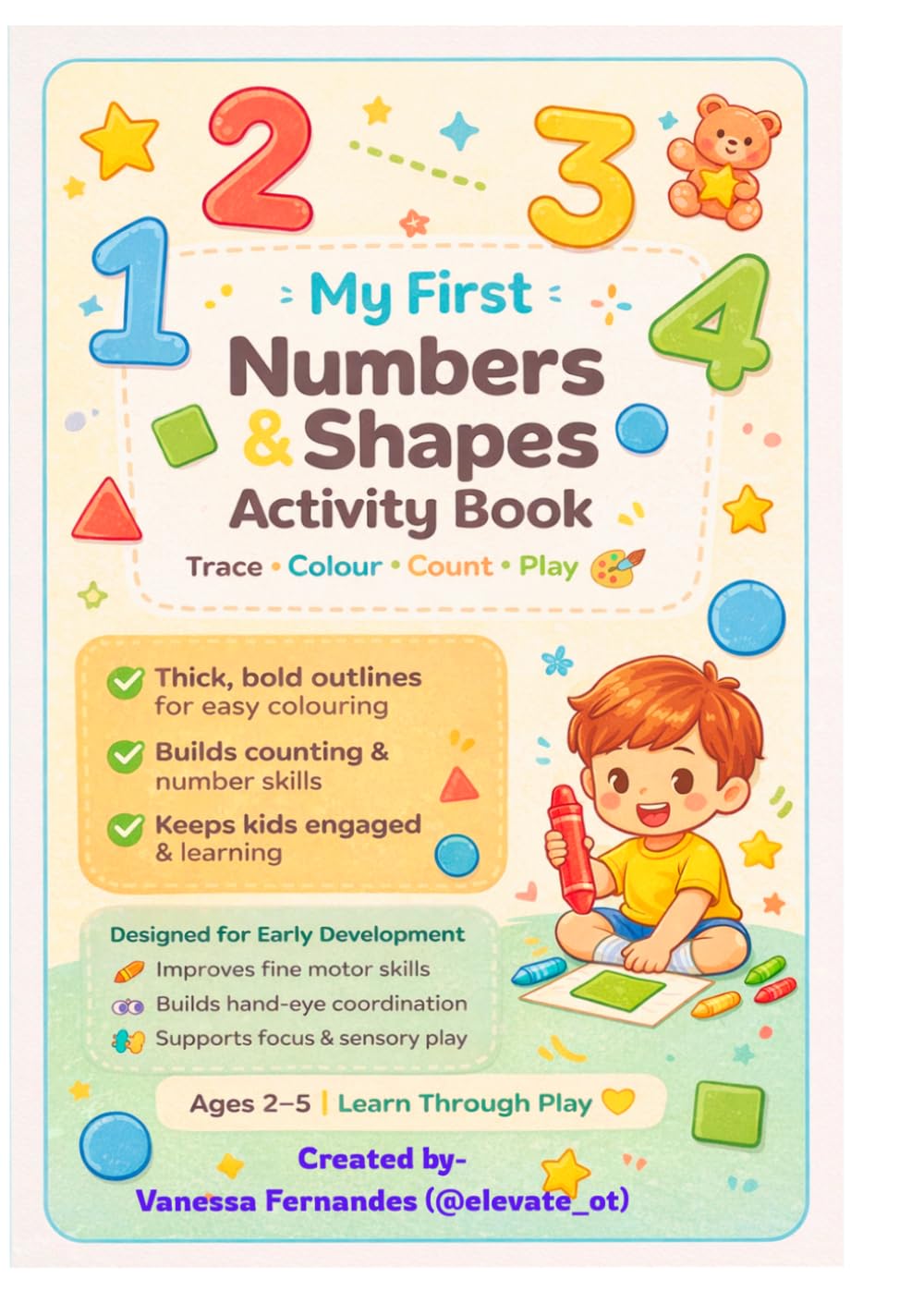 My First Numbers & Shapes Activity Book