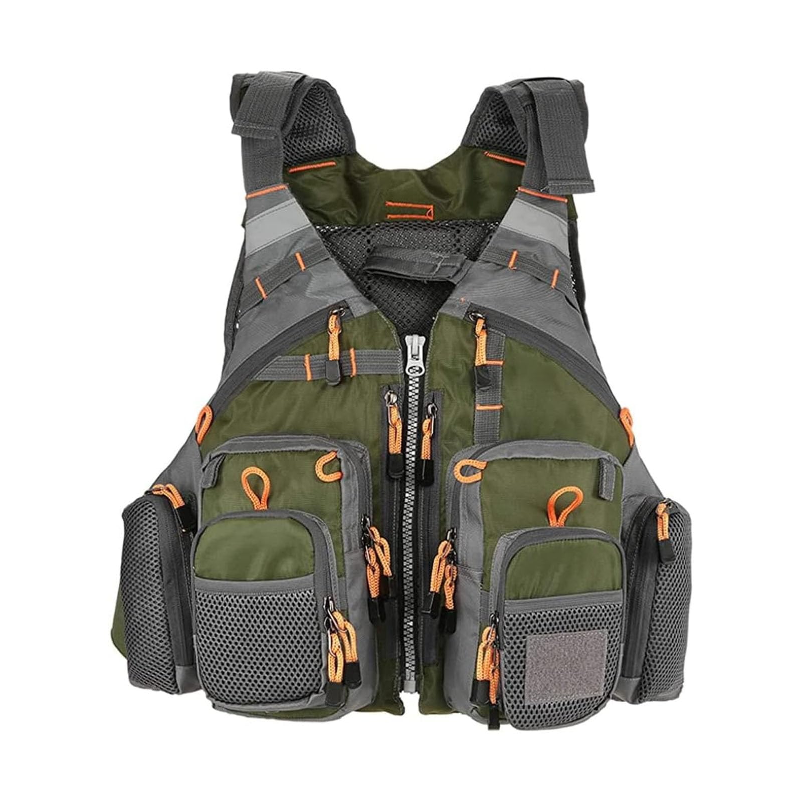 Strap Fishing Vest Adjustable for Men and Women, for Fly Bass Fishing and Outdoor Activities