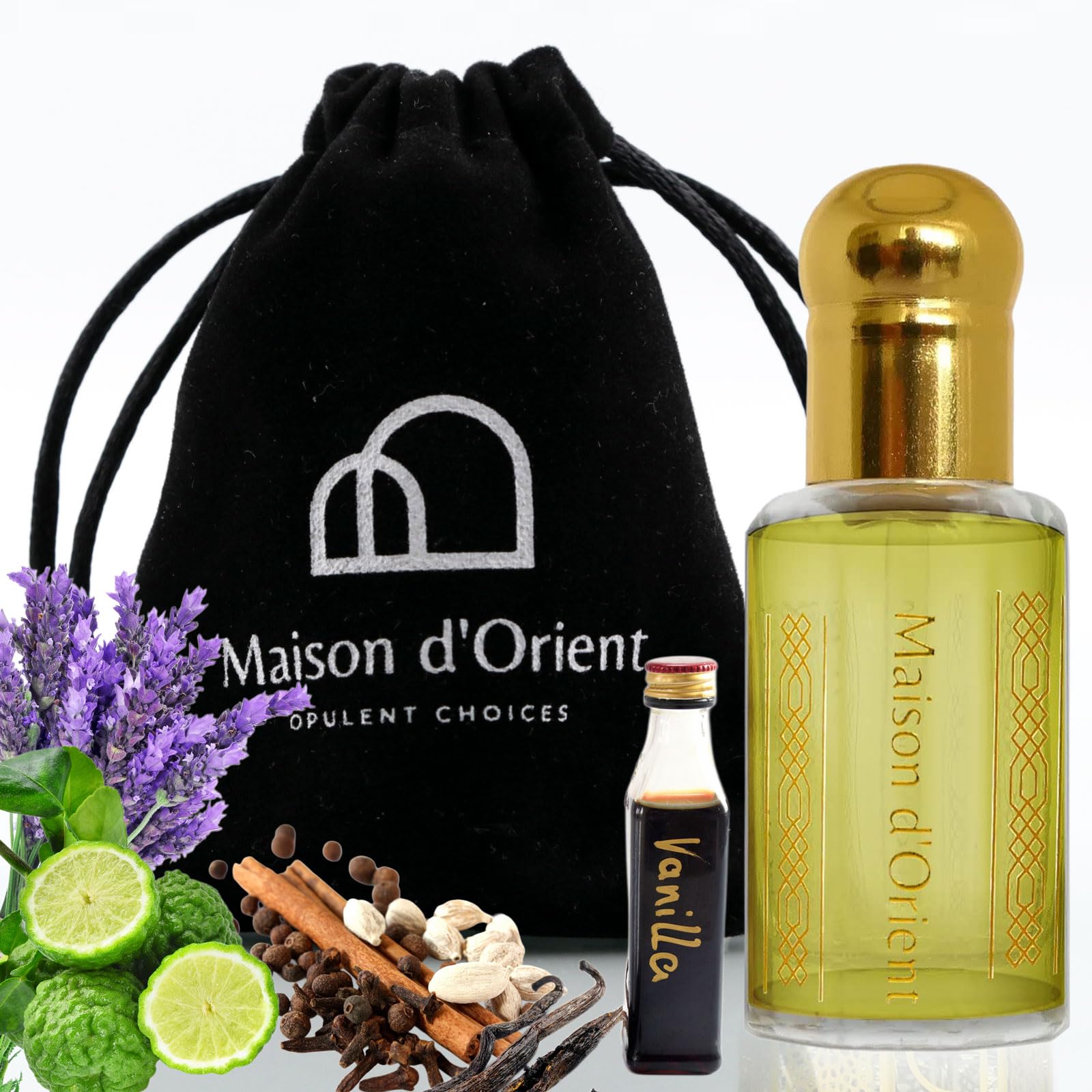 Granada 12 mL Perfume Oil for Men in Traditional Attar Style Cologne. Great Gift Party Favor and Pocket Size Body Oil – Alcohol Free, Long Lasting Oil