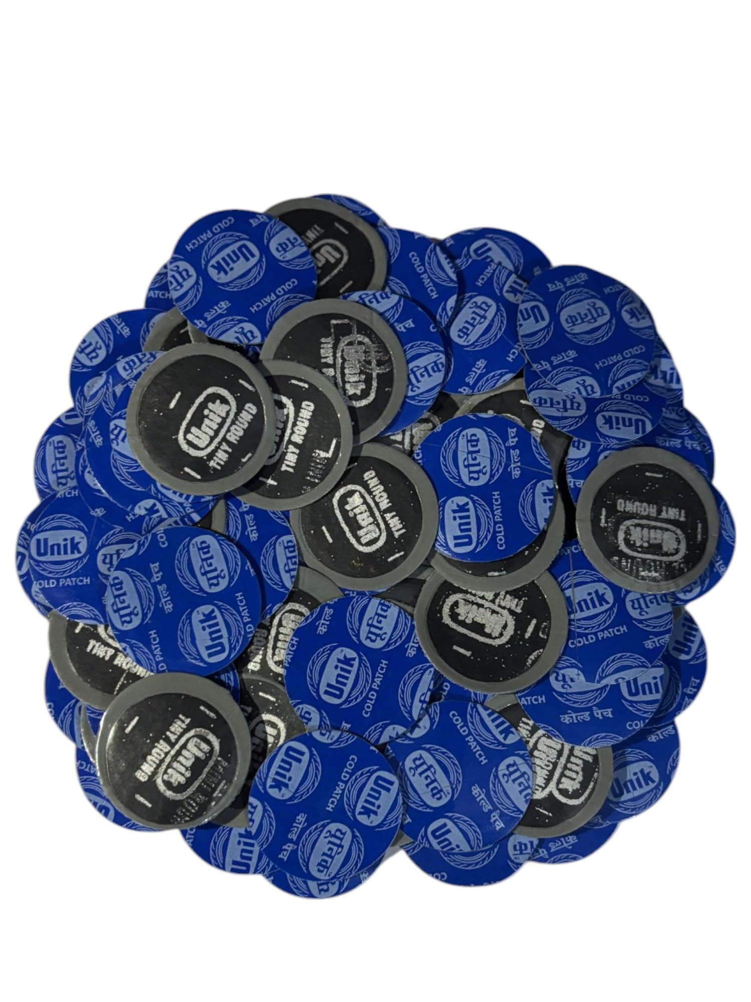 100 Pcs Quick-Fix Tini Round Puncture Repair Patches Specially for Bike and Motorbike | Patches only for tubed Type tire | Patch Diameter Size 30mm - Made with German Technology-image-11