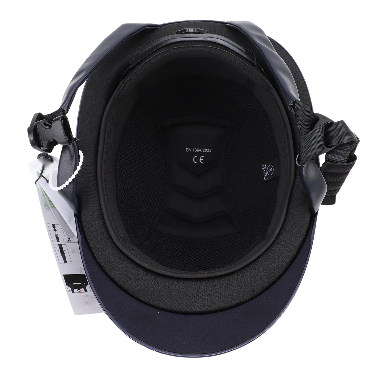 Casco para Montar a Caballo, Casco Ecuestre Protector Transpirable Ajustable ABS EPS con Forro Desmontable, para Equipo de Equitación (L)