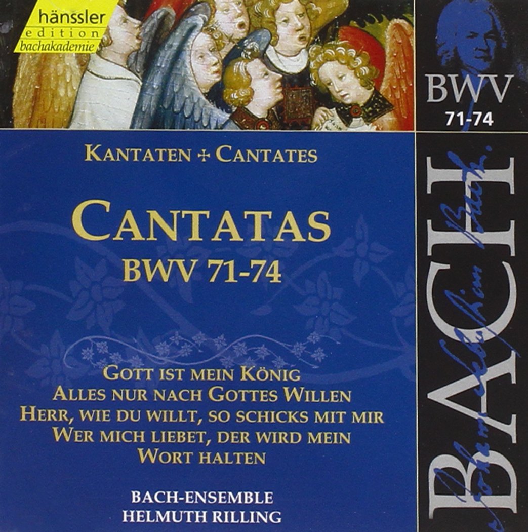 Bach: Cantatas, BWV 71-74 (Edition Bachakademie Vol 23) /Rilling
