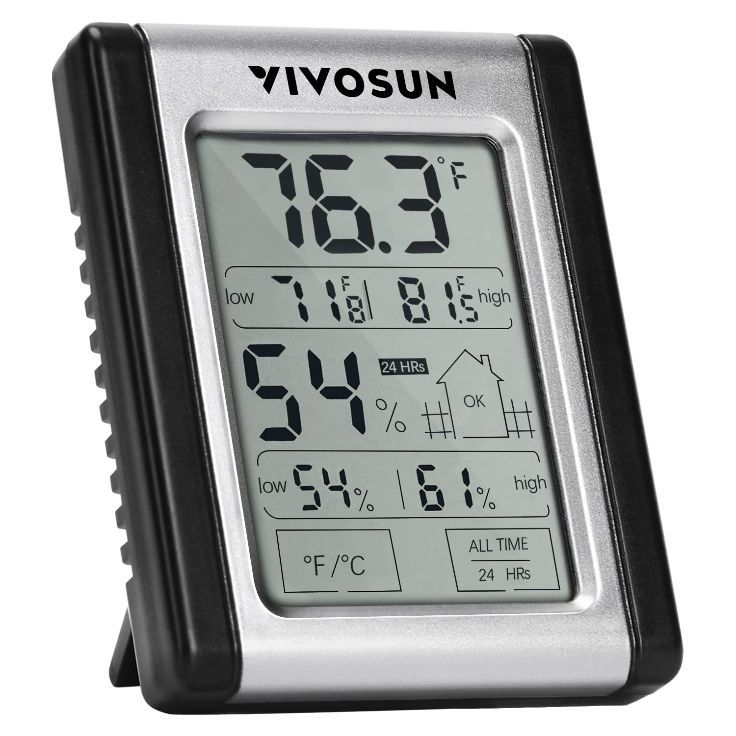 VIVOSUN Digital Indoor Hygrometer Grow Tent Thermometer, Temperature