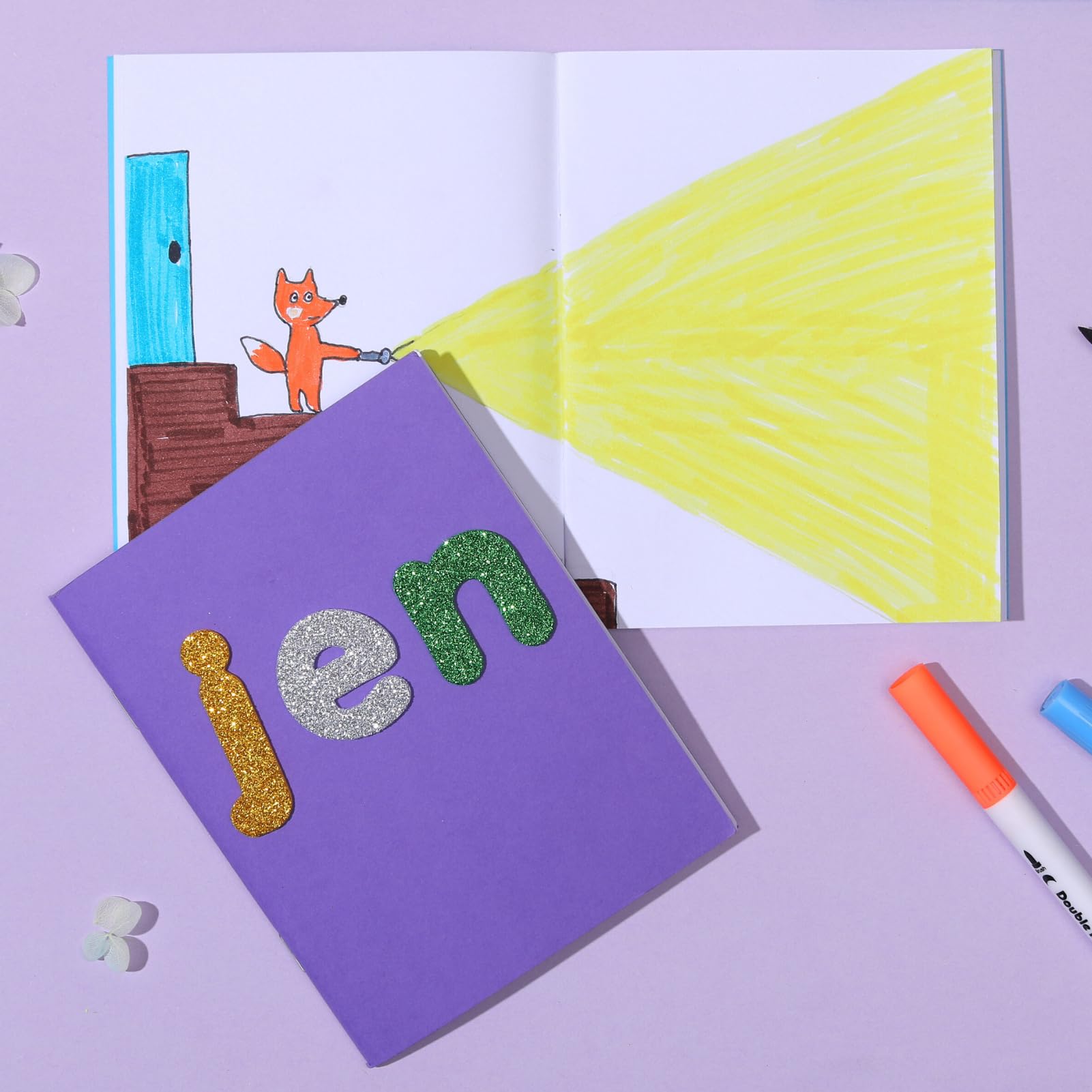 Apprabbr Paquete de 96 libros en blanco para que los niños escriban historias, mini cuadernos a granel pequeños diarios sin forro para estudiantes, dibujo, bocetos, 24 hojas/48 páginas (cubiertas