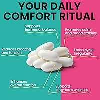 Vista 4 de PCOS Supplements for Hormone & Fertility Support Myo-Inositol & D-Chiro Inositol Supplement for Women Supports Ovarian Health, Irregular Cycles