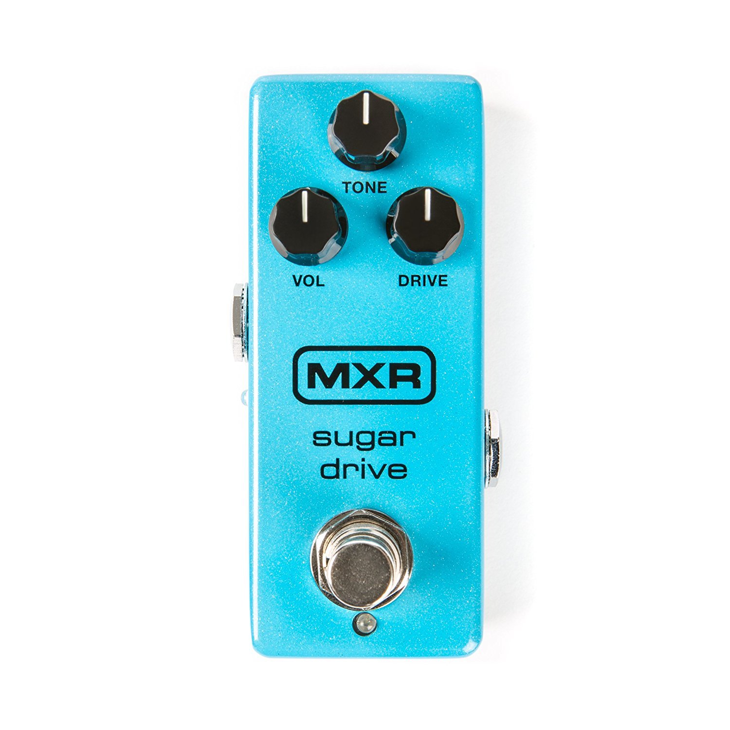 MXR M294 Sugar Drive Pedal Bundle con 2 cables de conexión MXR y fuente de alimentación