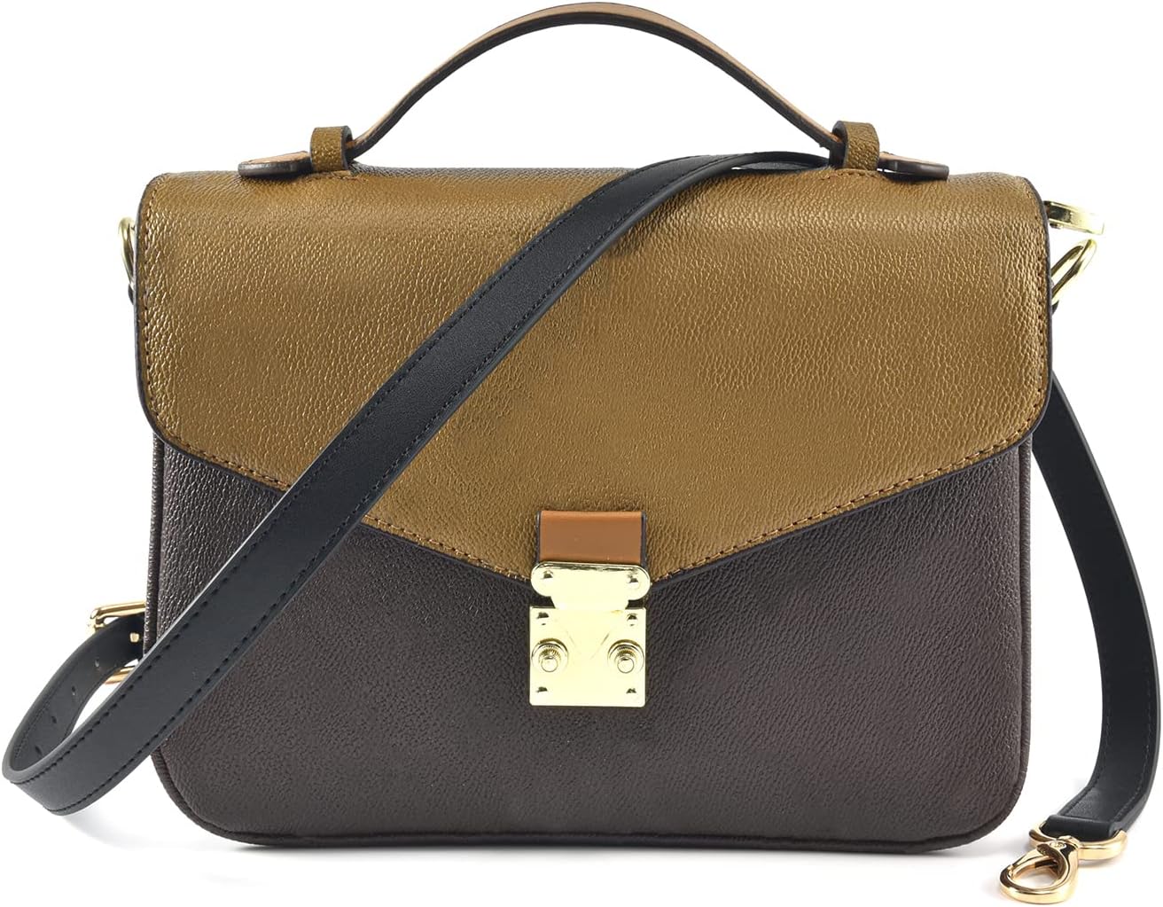 Vachetta Leather Adjustable Crossbody Strap for Leather Shoulder Strap Belt Replacement Suitable for L V Handbags