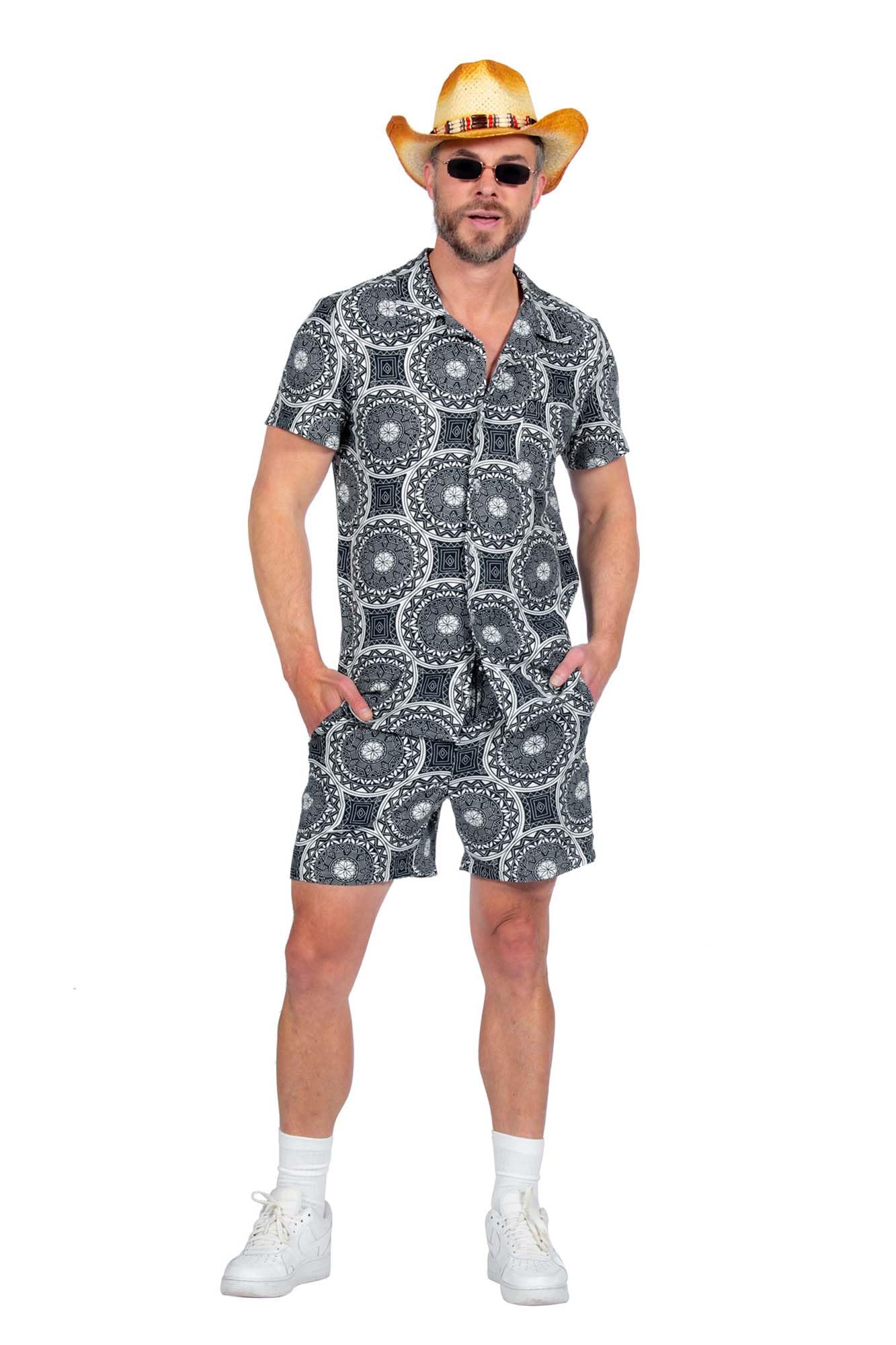 WILBERS & WILBERS 5117-L Festival Mandala Print Set, Blue, L