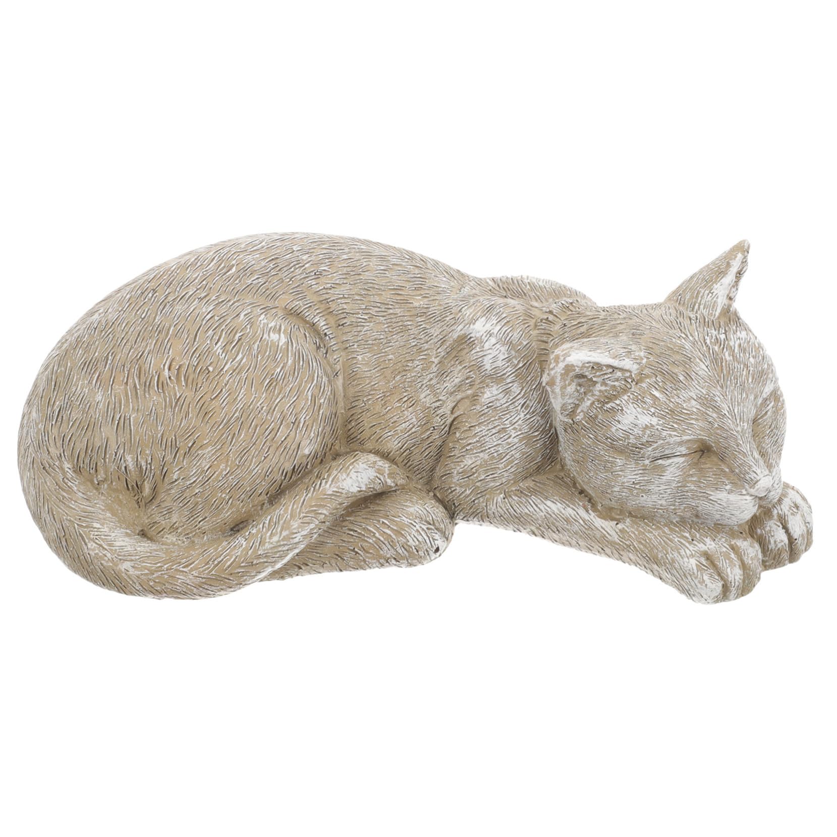 Amazon.co.jp: IWOWHERO ペット墓碑 猫の思い出石像 ガーデン用